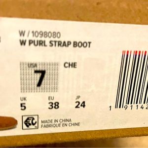 Ugg Purl Strap Boot - Chestnut Brand New